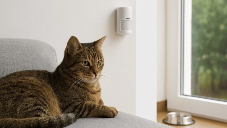 alarm do domu ze zwierzęciem, alarm a kot, czujki PET, alarm dla psa, ochrona obwodowa, czujka odporna na zwierzęta, kontaktrony do okien i drzwi, alarm w mieszkaniu z pupilem, zabezpieczenie domu z psem, zabezpieczenie domu z kotem, jaki alarm do mieszkania z psem, fałszywe alarmy przez zwierzęta, czujki odporne na ruch zwierząt, system alarmowy a zwierzęta, czujka ruchu do domu z kotem